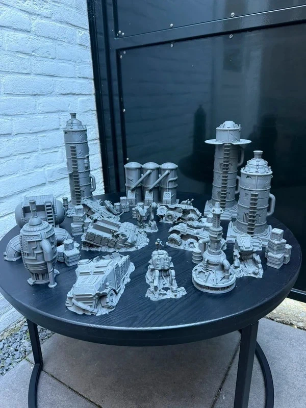 Warhammer necromunda factory vehicles ruined