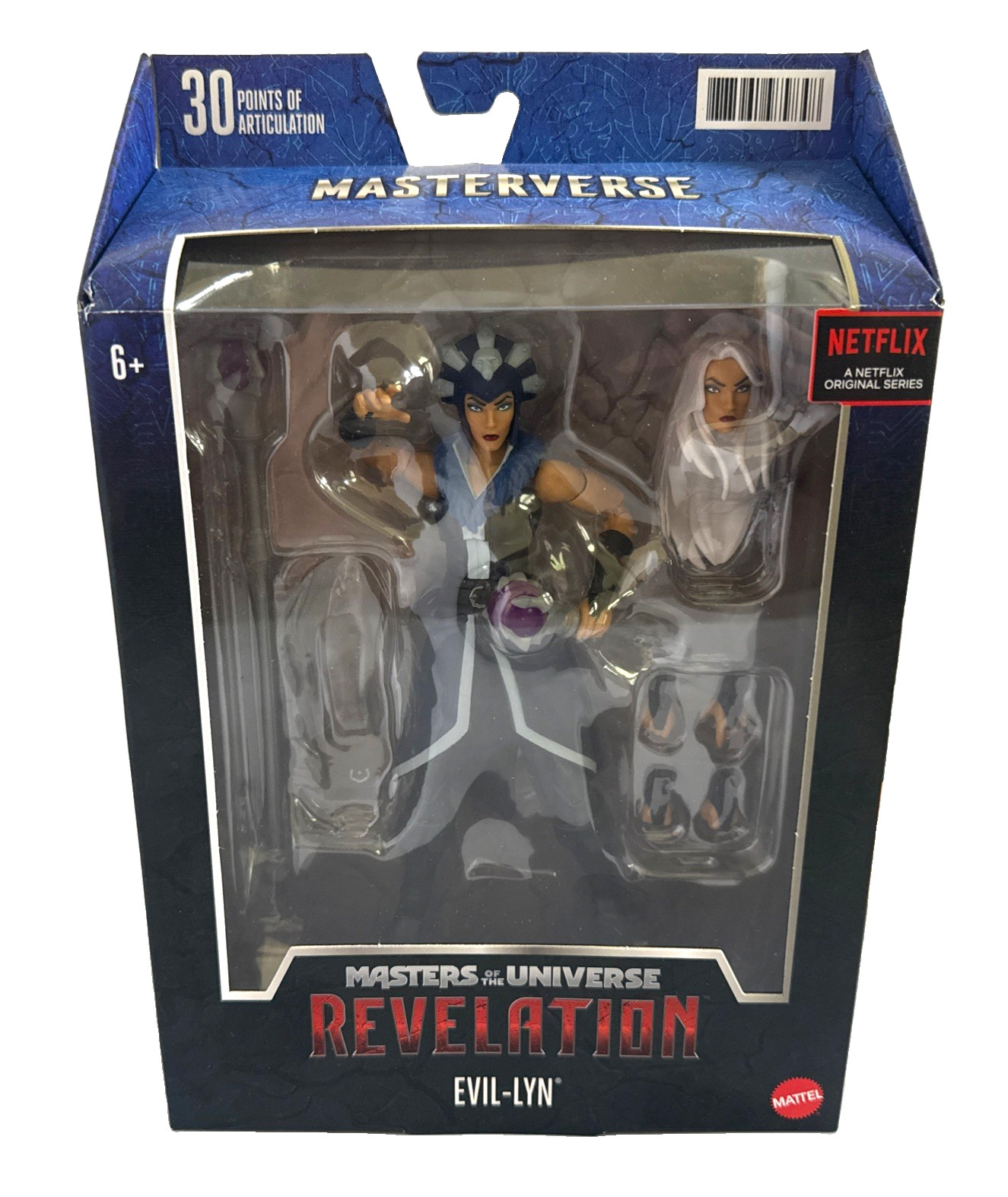 Mattel-Masterverse Netflix MOTU Revelation: Evil-Lyn Action Figure (7") 2021 New