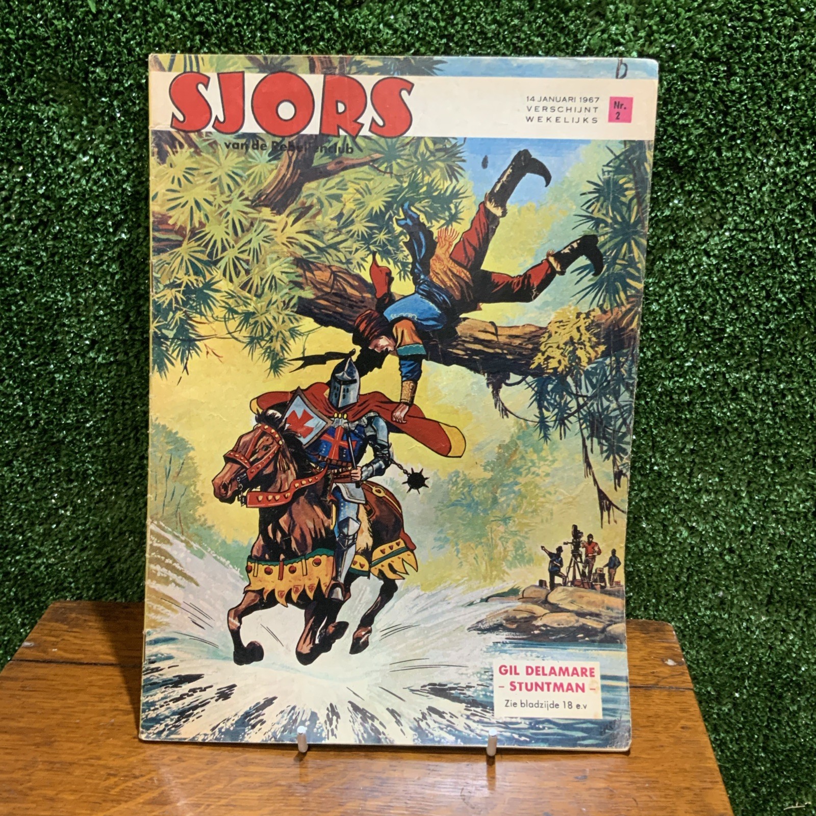 Rare Sjors #2 Sjors van de Rebellenclub Dutch Comic Jan 1967 Problemen Mancave 