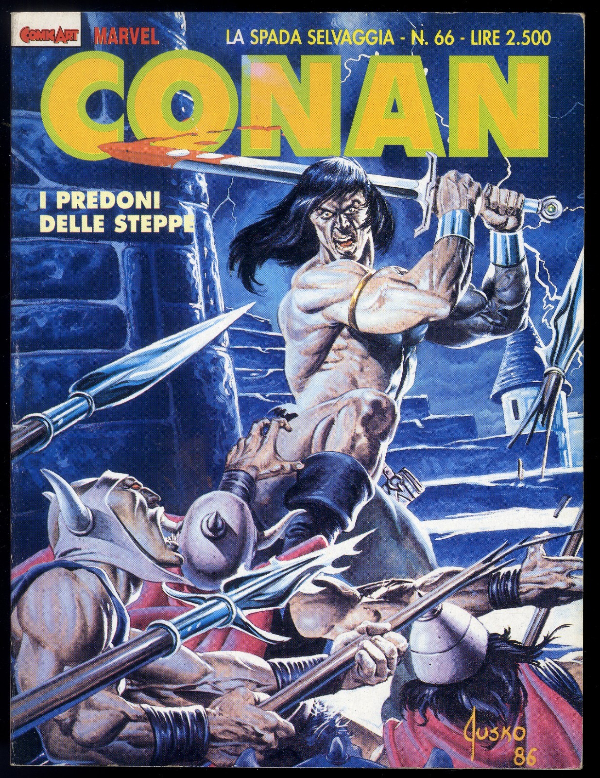 CONAN IL BARBARO N° 66 - MAGGIO 1992 - COMIC ART - OTTIMO / EDICOLA