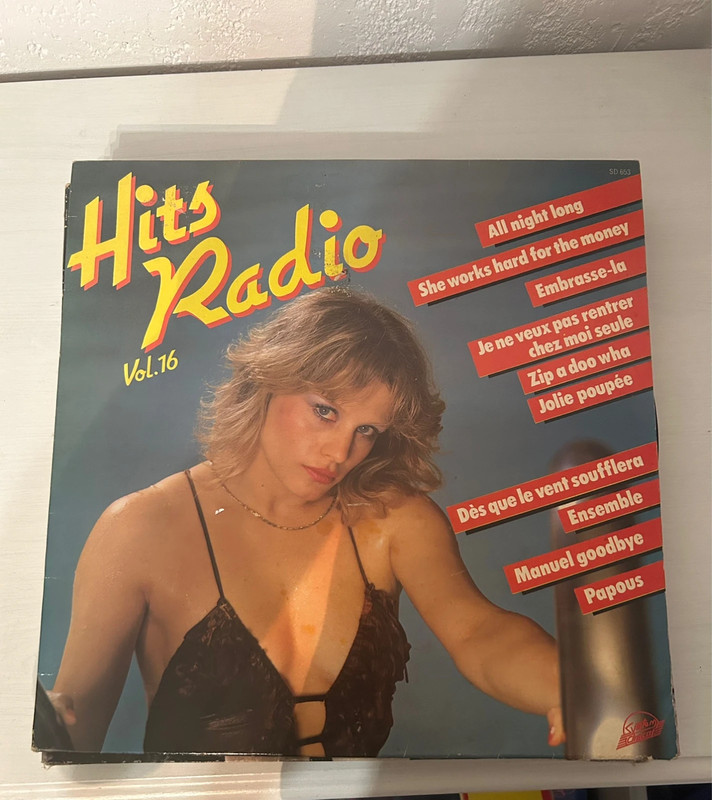 Vinyle hits radio vol 16 années 80 33t