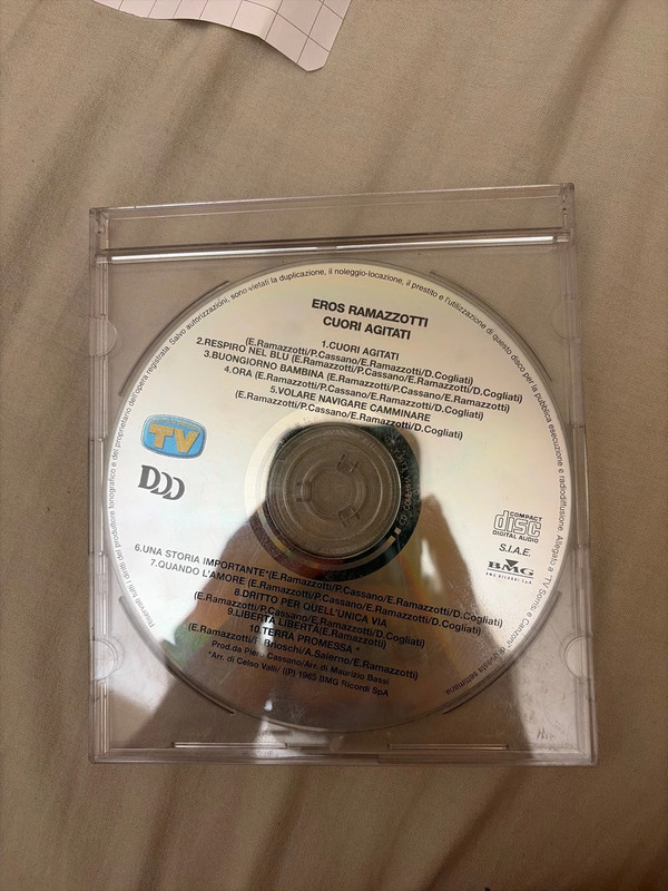 Cd Eros ramazzotti cuori agitati