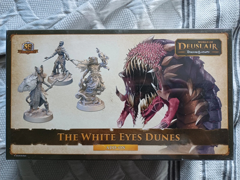 D&D 45 miniatures set World of Deuslair - The white eyes dunes
