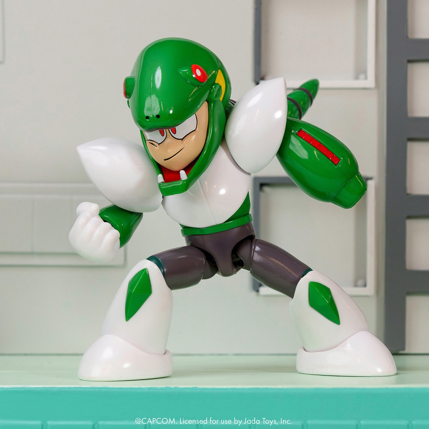 Jada Toys Mega Man Snake Man action figure scala 1/12