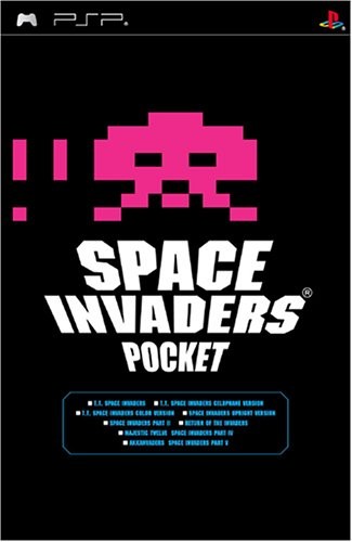 PSP Space Invaders Pocket Japan gioco libro giapponese forma JP