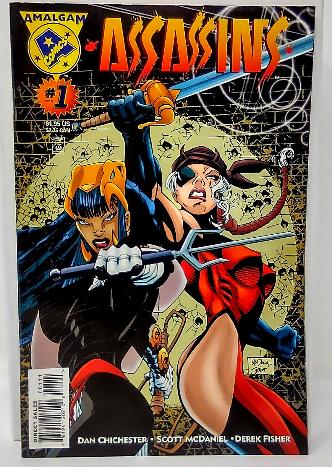 Assassins Issue 1 April 1996 Amalgam Comics DC Comics First Printing VF