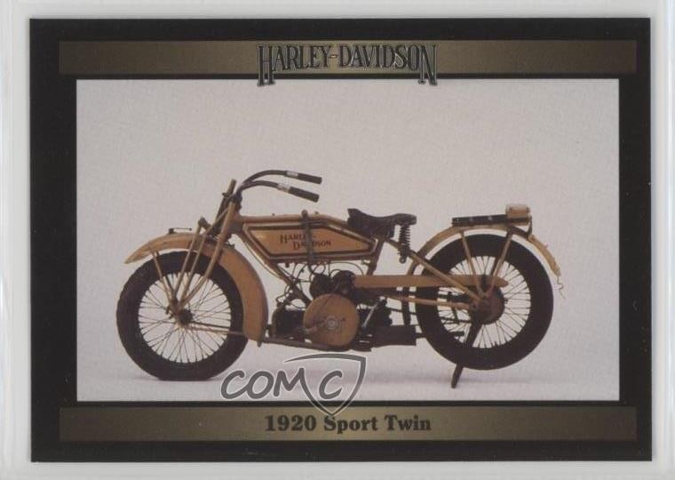 1993 Collect-A-Card Harley-Davidson Serie 3 1920 Sport Twin #213 0w6