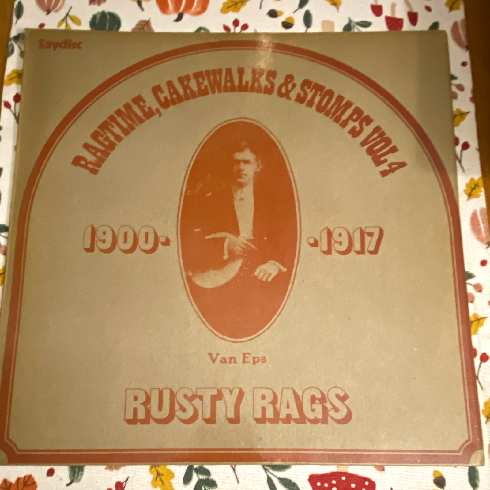 Van Eps Rusty Rags Vol. 4 12" Vinyl LP Saydisc Mono 1900-1917 SDL 253