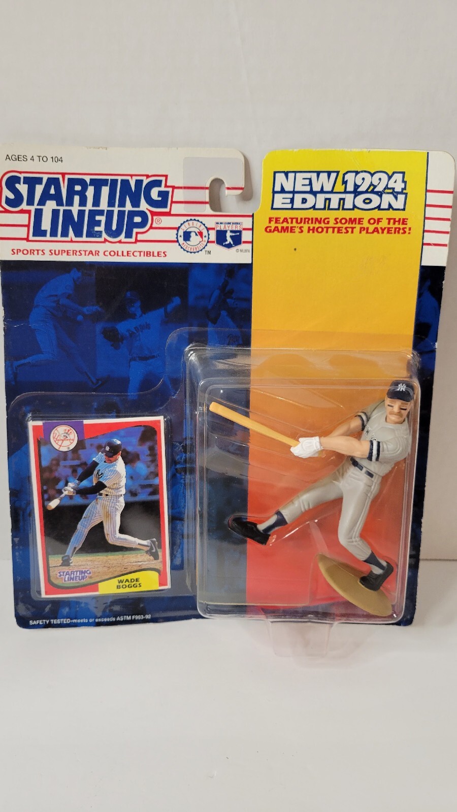Wade Boggs #12 New York Yankees Starting Lineup Edizione 1994 Baseball Figure SLU