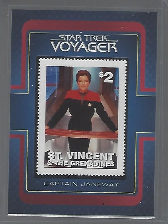Star Trek Voyager Archives & Stamp Janeway VS1