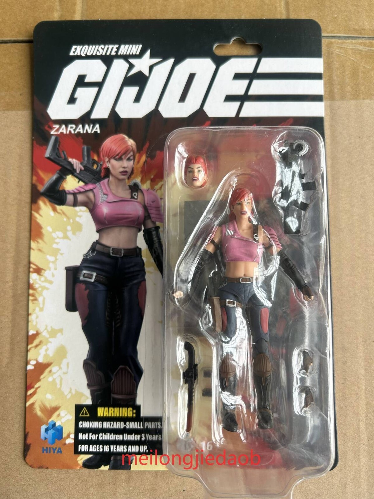 HIYA TOYS G.I.JOE Serie Zarana 1/18 Squisita Modellino IN MAGAZZINO