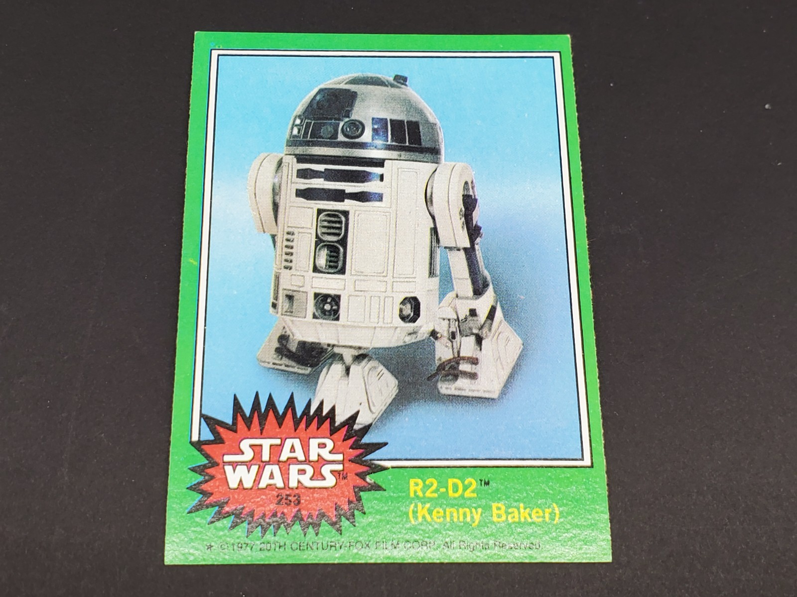 1977 TOPPS STAR WARS CARD #253 GREEN SERIES HIGH GRADE NRMT NR MINT