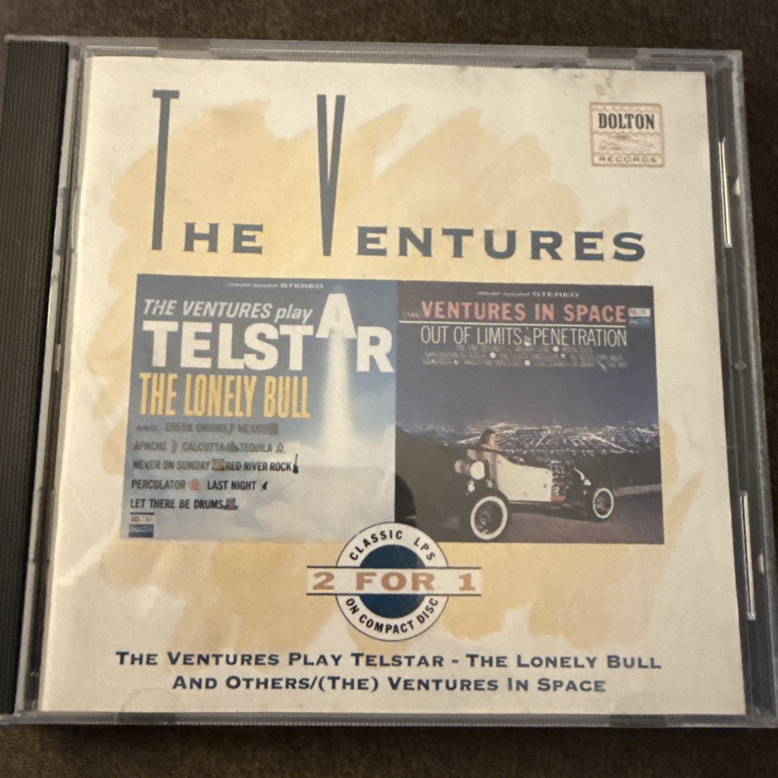 Play Telstar & Ventures in Space by The Ventures (CD, 1992)