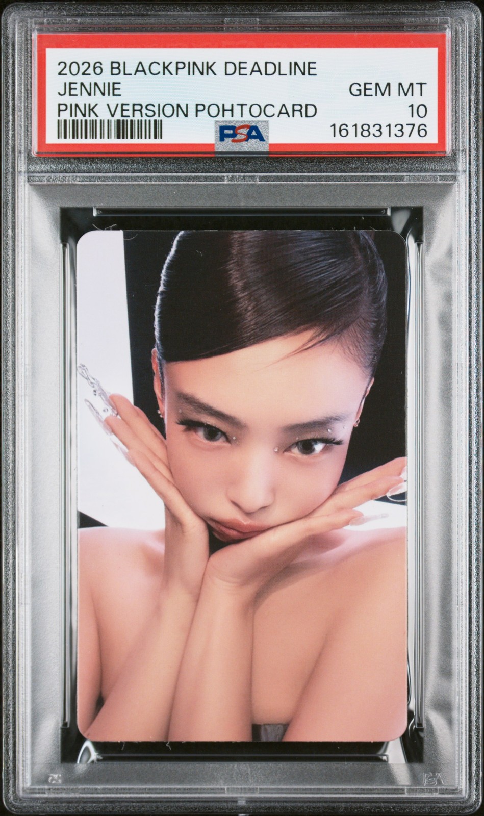 2026 BLACKPINK 3° MINI ALBUM SCADENZA VERSIONE ROSA CARTOLINE FOTOGRAFICHE JENNIE PSA 10