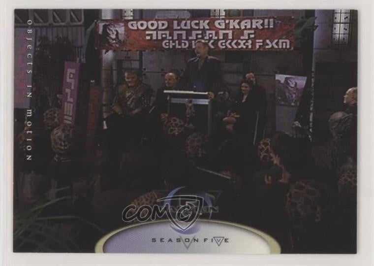 Skybox Babylon 5 stagione 1998 5 oggetti in movimento #21 1d0j