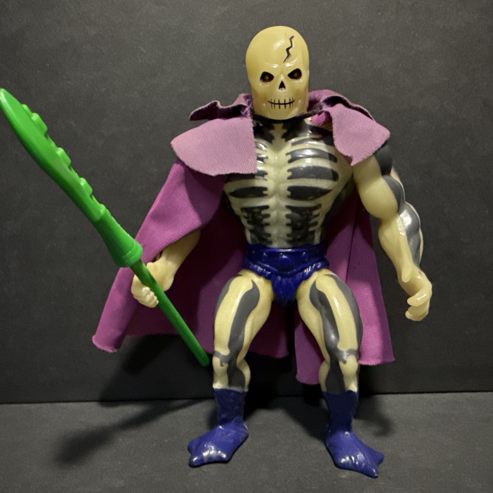 MOTU VINTAGE SCARE GLOW Masters of the Universe 100% Complete He man Original 