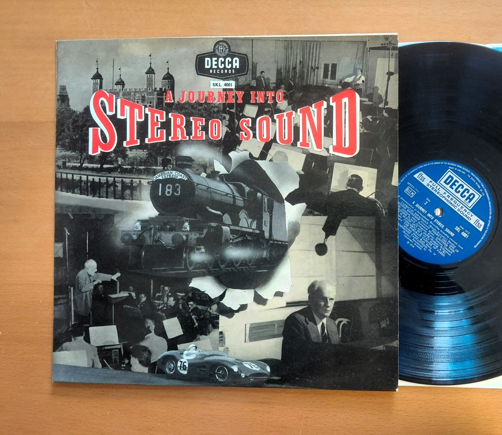 SKL 4001 A Journey Into Stereo Sound NEAR MINT 1958 Decca Stereo Vinyl LP