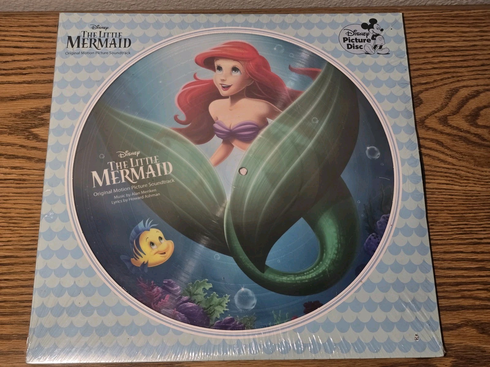 Disney The Little Mermaid Soundtrack Picture Disc Vinyl LP Ariel Ursula SEALED