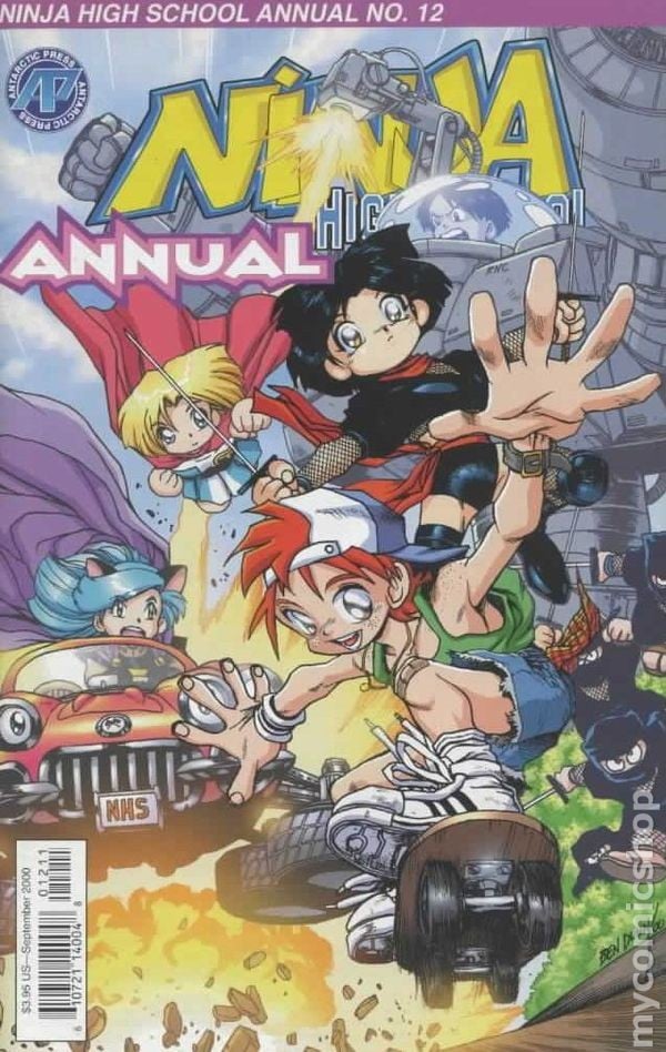 Annuario Ninja Liceo #12 VG 2000 Immagine Stock Basso Grado