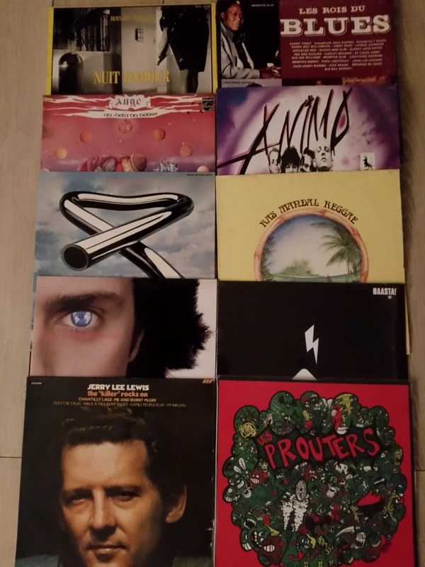 10 vinyles 33 tours
