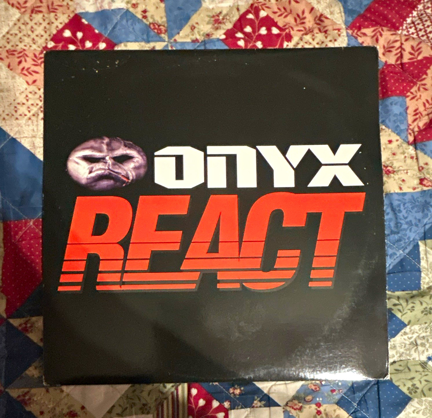 Onyx React JMJ Records Def 242-1 12" Black Vinyl Promo 33 RPM Stereo