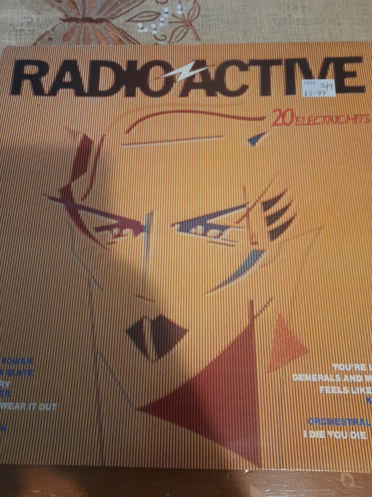 VARIOUS- Radio Active-20 ELECTRIC HITS 1980 UK Vinyl LP RTL2049 RONCO EX (LP/1)