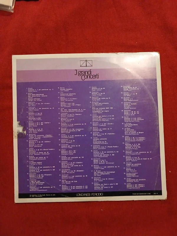 Musica classica su LP