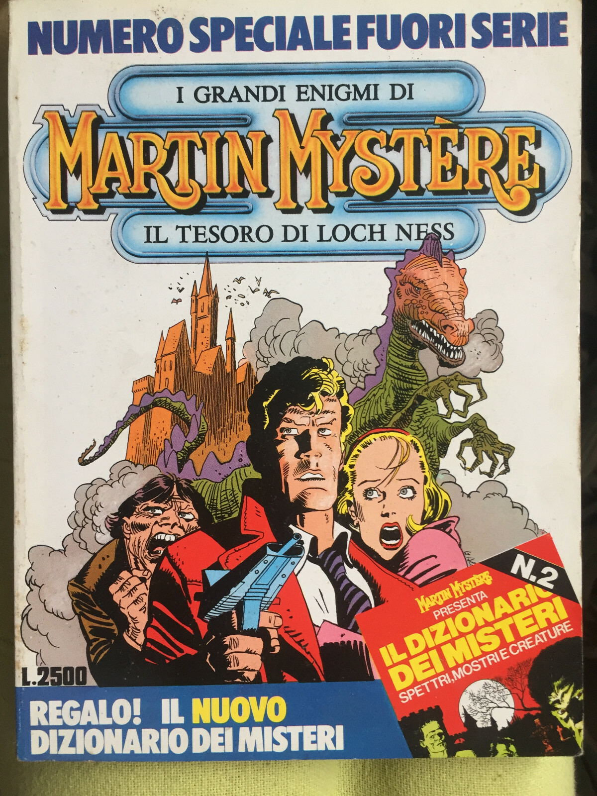 MARTIN MYSTERE SPECIALE N° 2, "IL TESORO DI LOCH NESS" 1985, DAIM PRESS, OTTIMO!