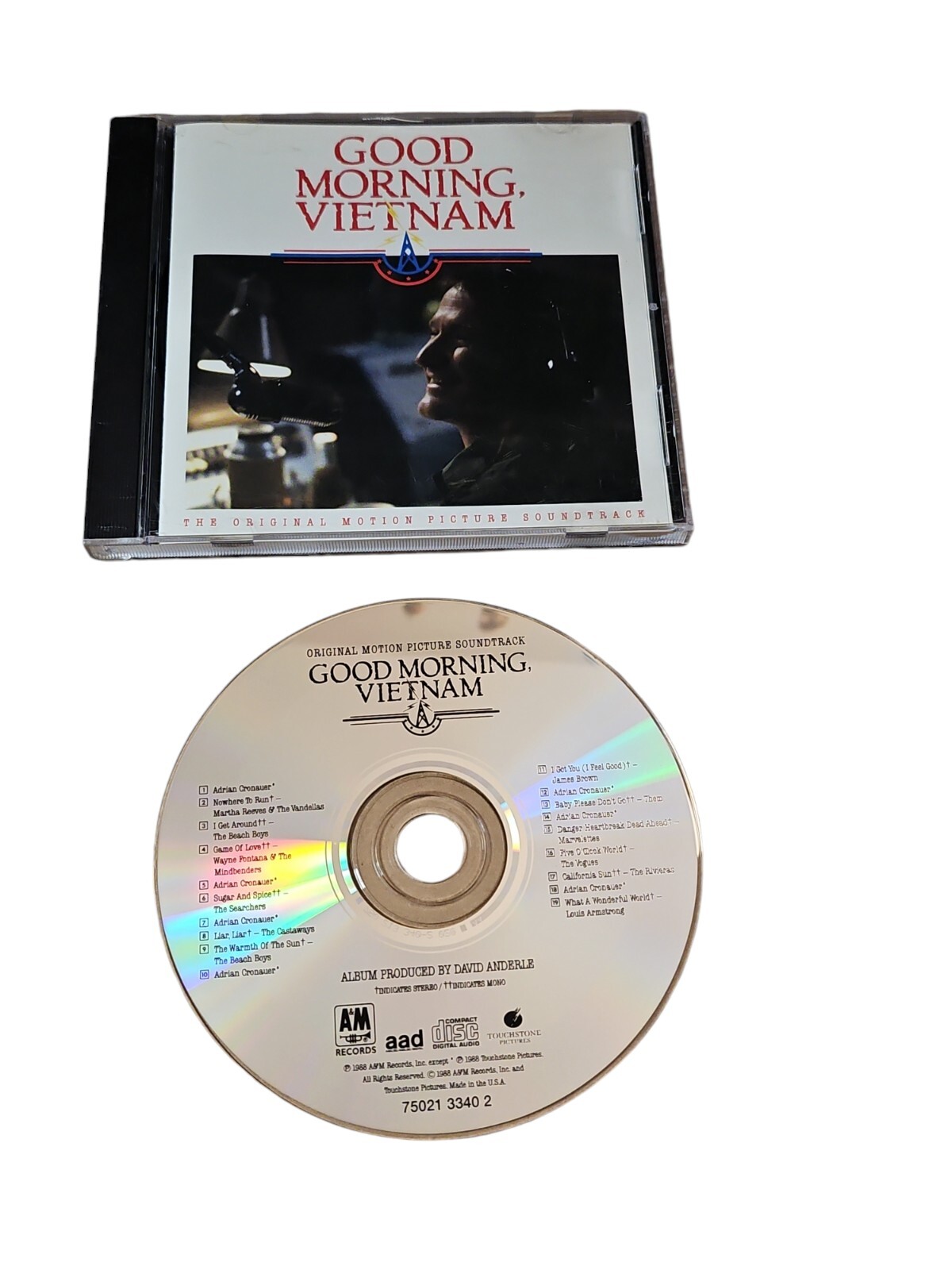 Good Morning Vietnam CD Soundtrack Clean Disc