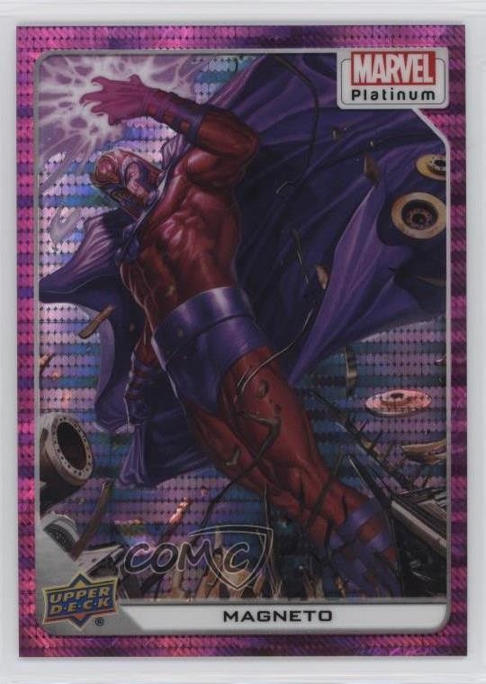 2023 Upper Deck Marvel Platinum Pink Pulsar 26/33 Magneto #63 02aj