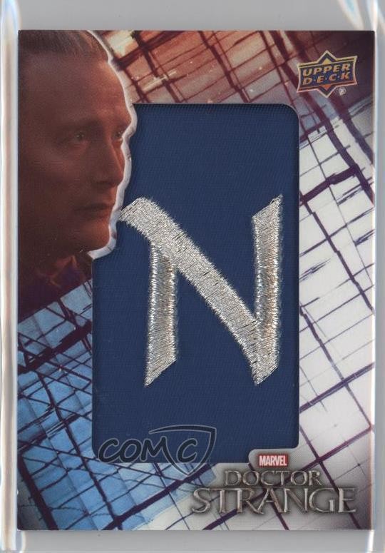 Patch Upper Deck 2016 Marvel Doctor Strange Lettermen Mads Mikkelsen he7