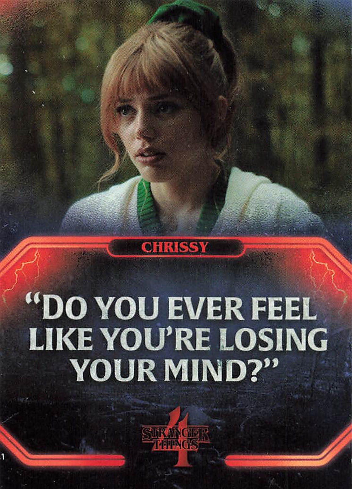 2023 Zerocool Stranger Things Season 4 Chrissy #Q-3