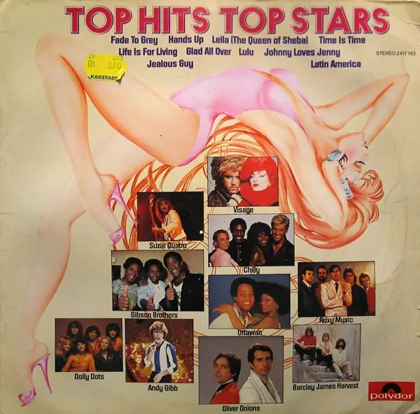 Top Hits Top Stars Polydor Vinyl LP Roxy Music Ottawan Visage A.O. Near Mint