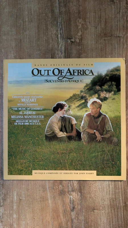 Vinyle LP Out Of Africa (BO John Barry) - Pressage Original 1986