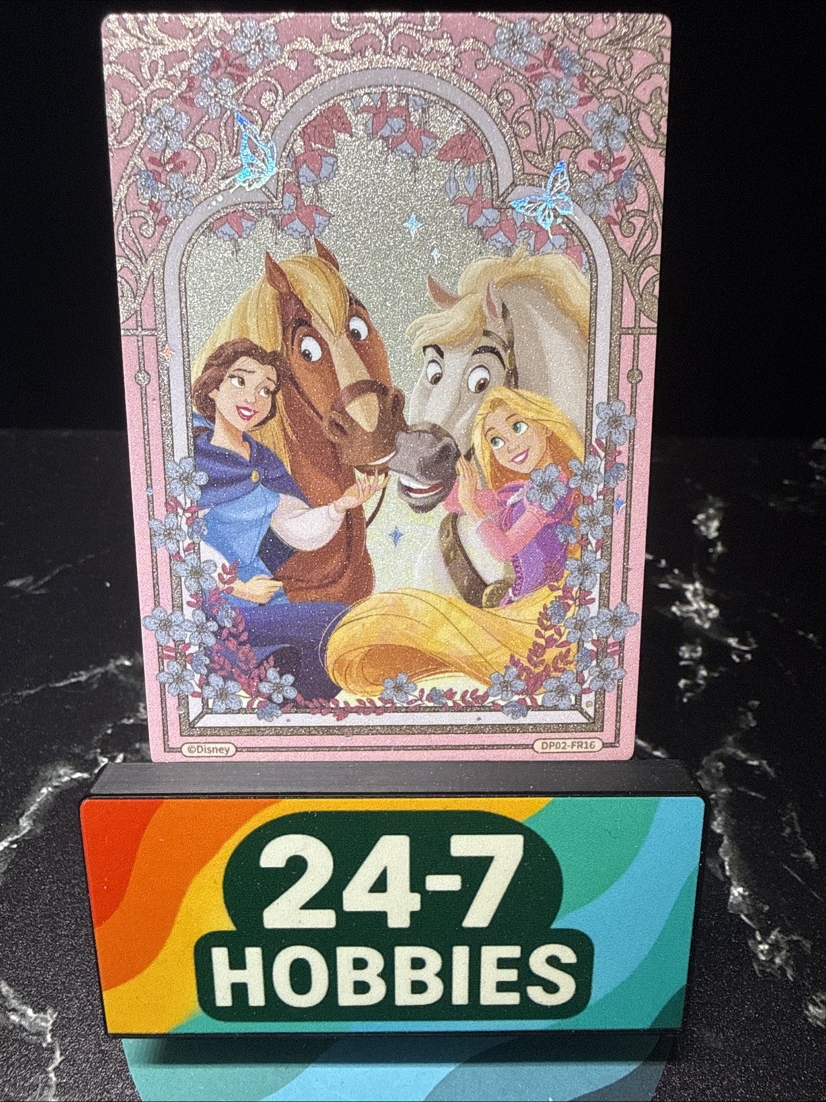 Belle & Rapunzel - Card Fun Disney Princess Diary Collectible Card #DP02-FR16