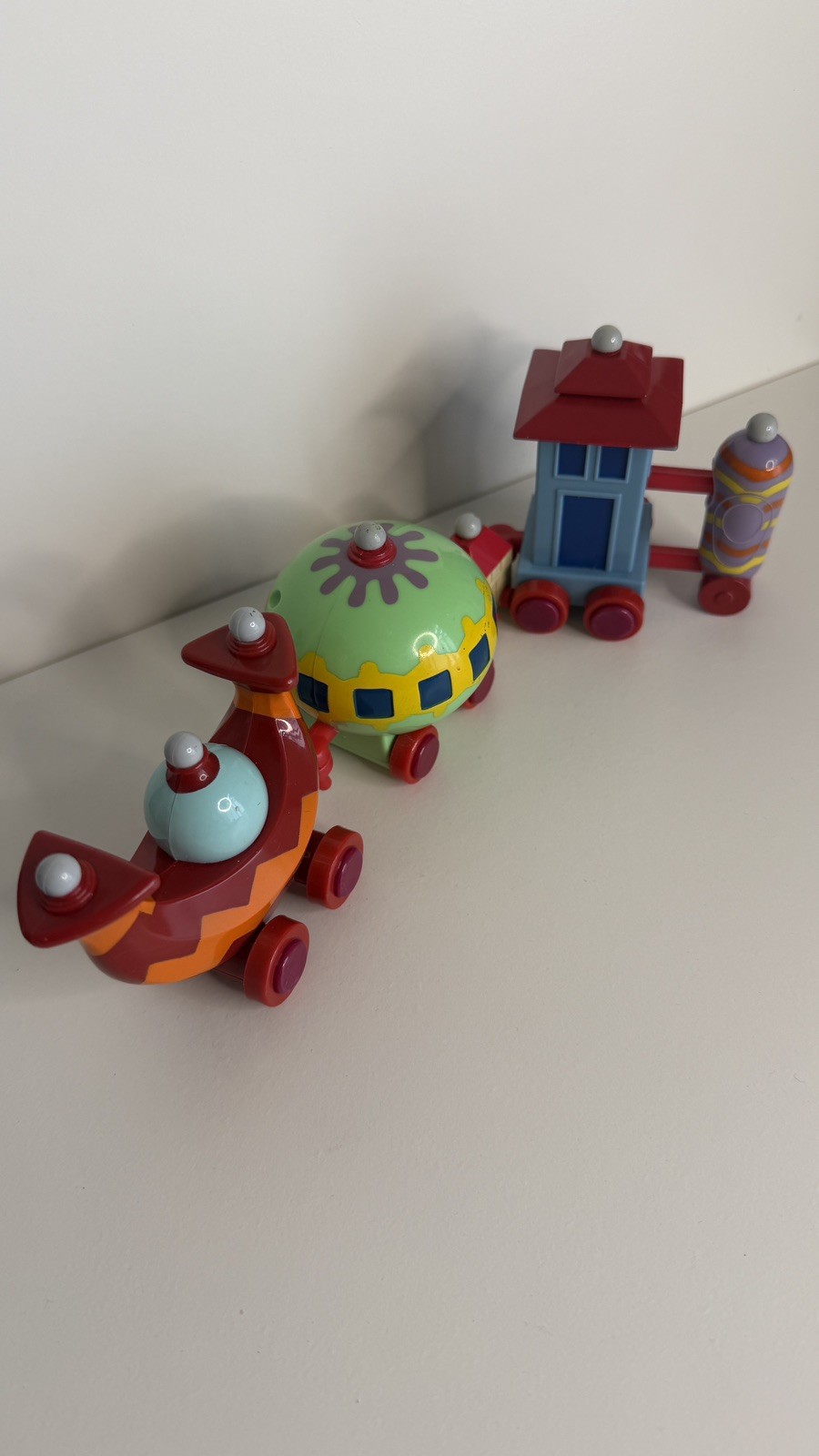 Set treno Ninky Nonk nel giardino notturno