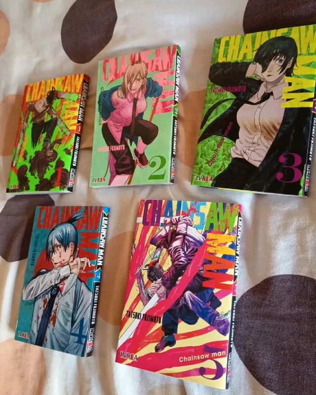 5 manga chainsaw man = 15€