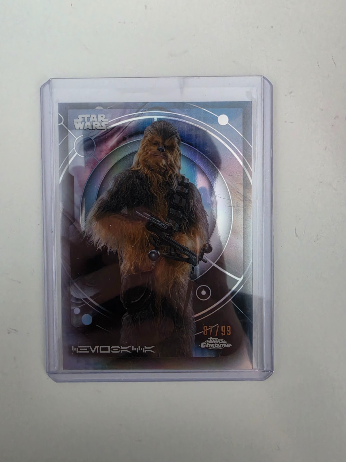 Star Wars Chrome 2026 #AURE-14 CHEWBACCA 87/99 REFRACTOR