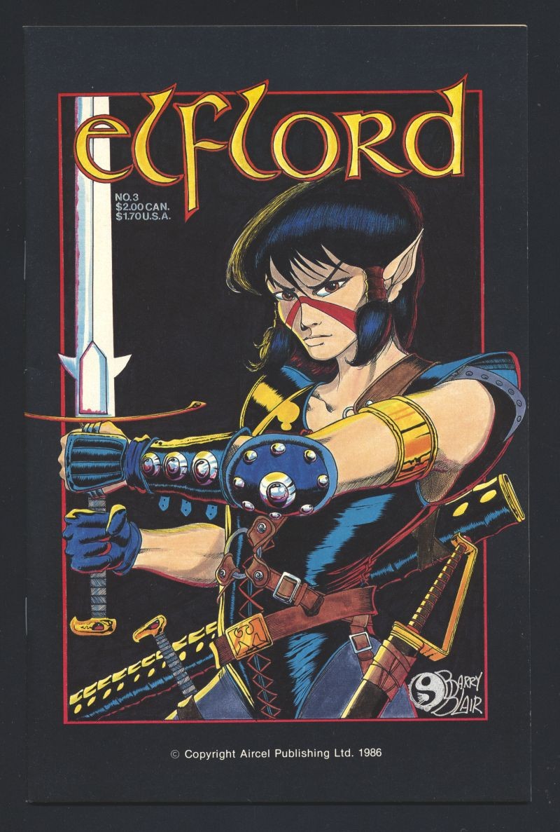 Elflord #3 VF/NM 1986 Aircel Barry Blair fumetto