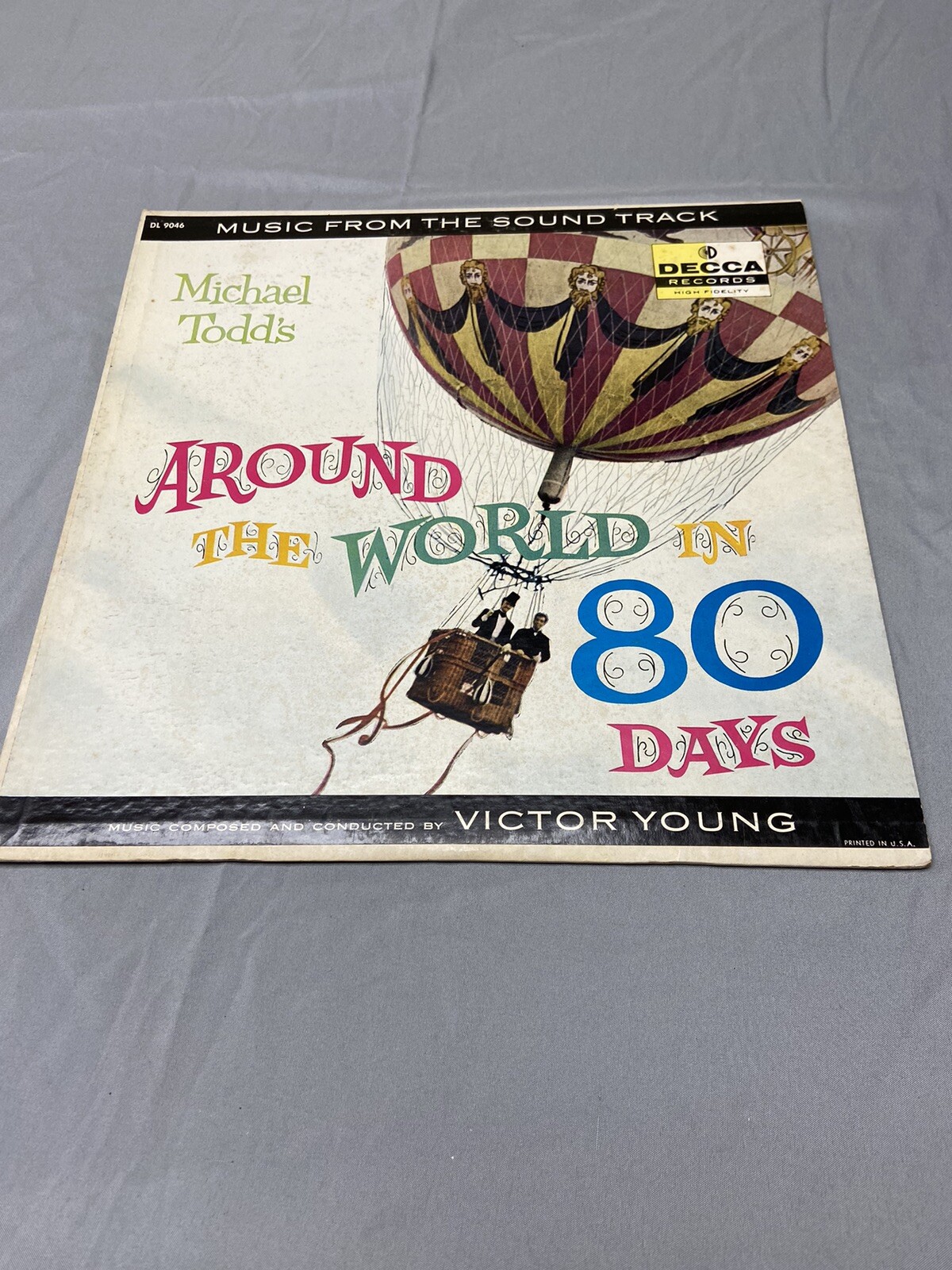 Around the World in 80 Days Soundtrack (1957) - Vinyl LP Album Record - DL 9046