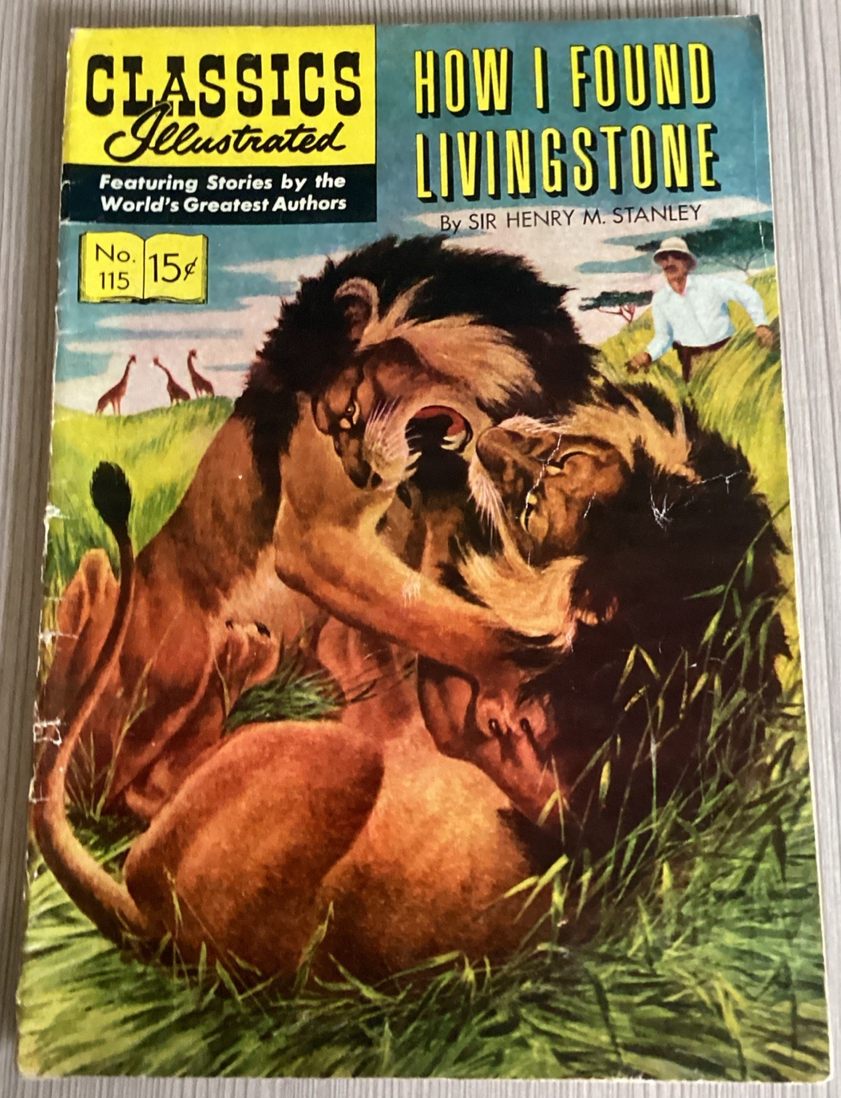 CLASSICI ILLUSTRATI #115 Come ho trovato Livingstone fumetto australiano