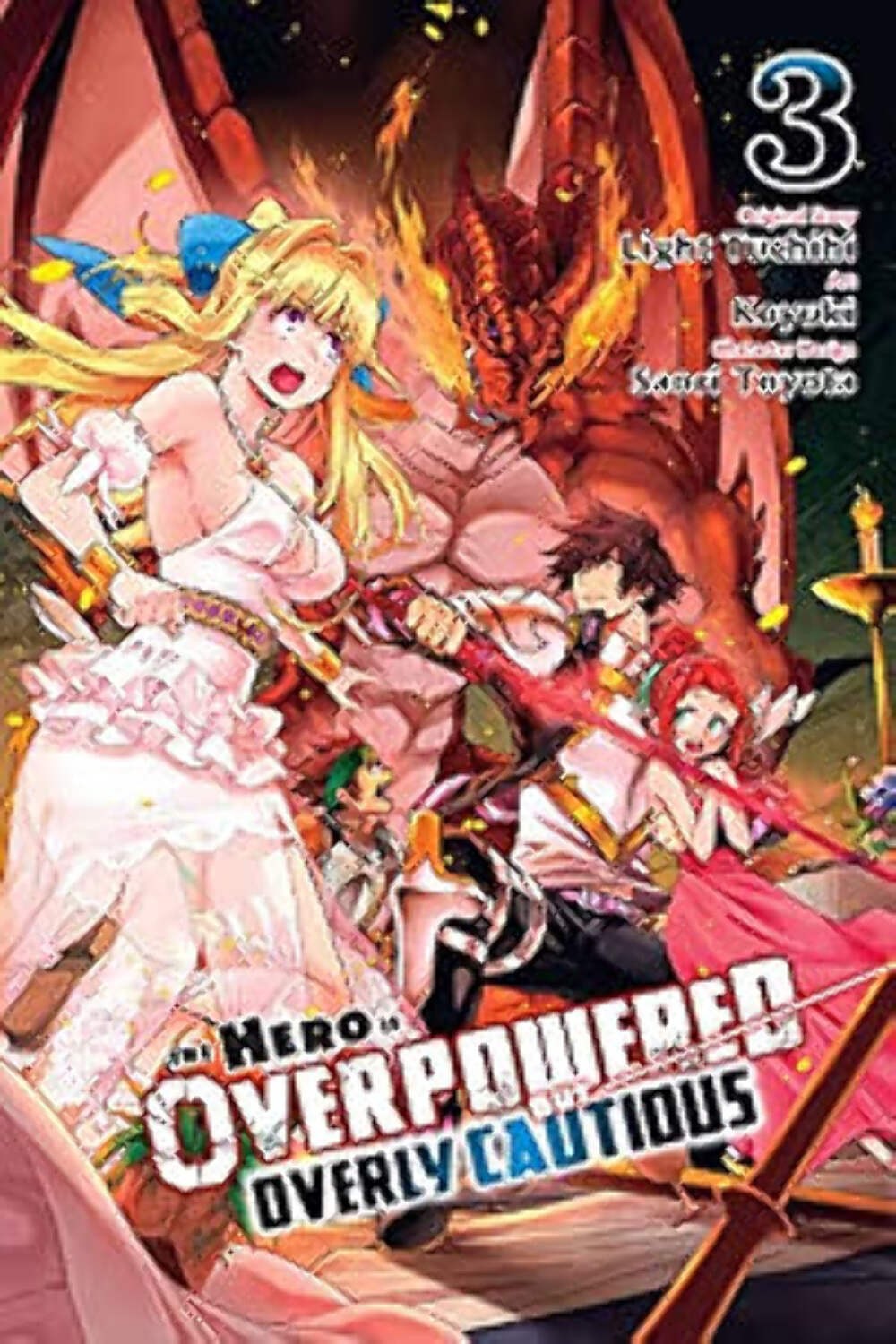 L'eroe è sopraffatto ma troppo cauto vol 3 manga inglese usato grafica nov