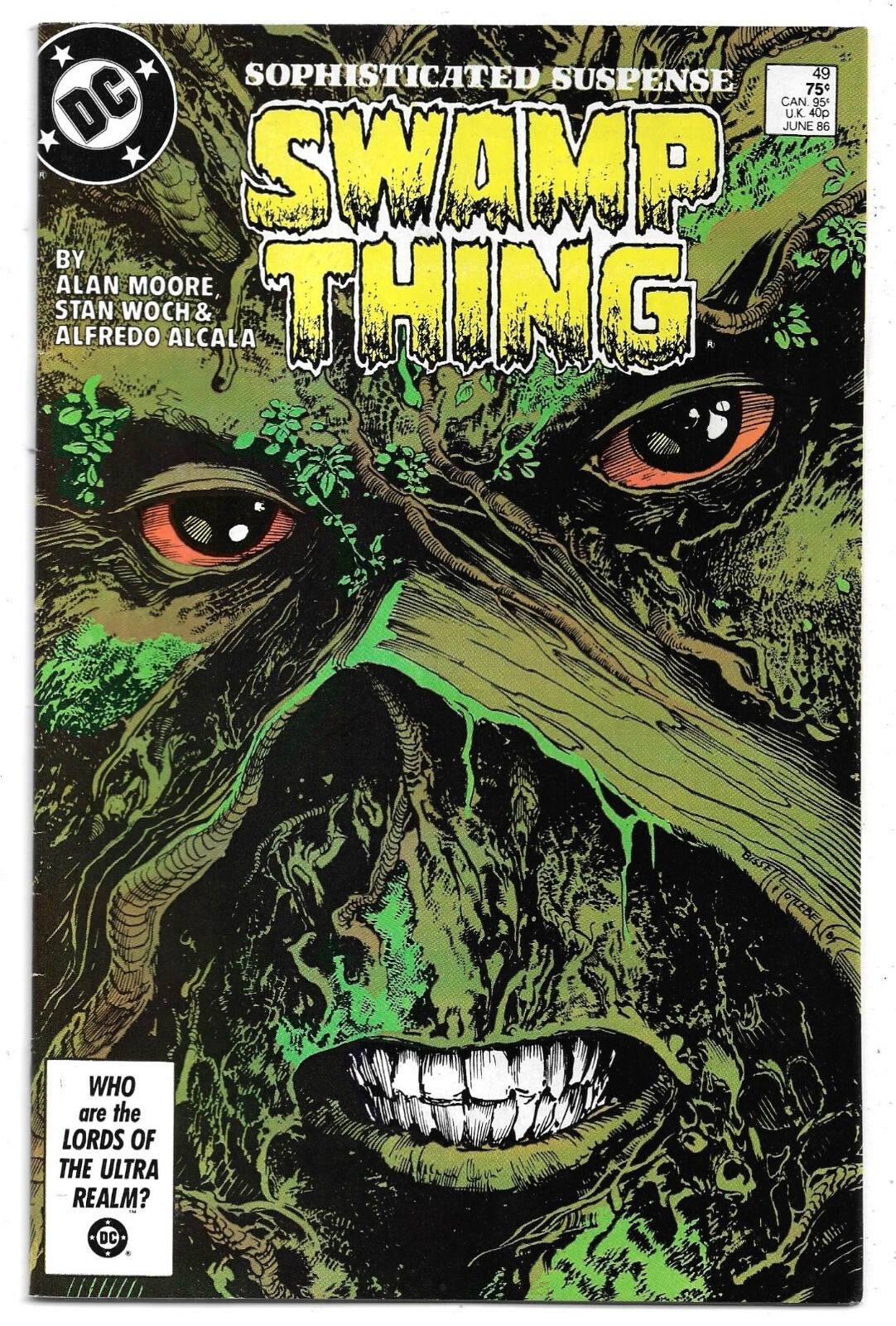 Swamp Thing #49 First Cameo Appearance Justice League Dark FN (1986) DC Comics