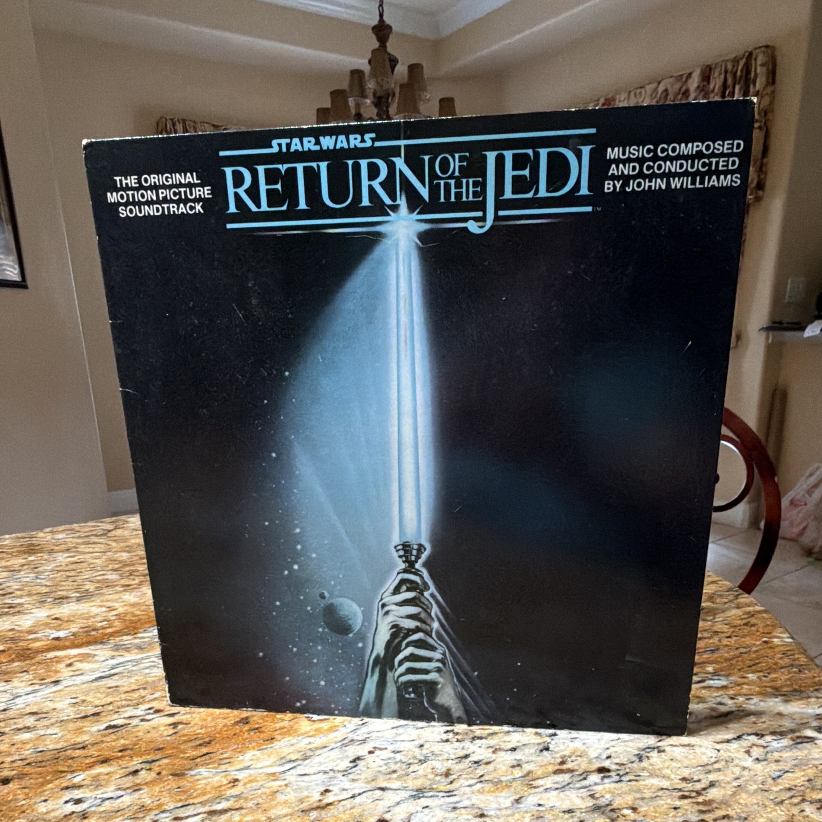 Star Wars Return Of The Jedi Soundtrack Vinyl LP Record With Photo Insert 1983