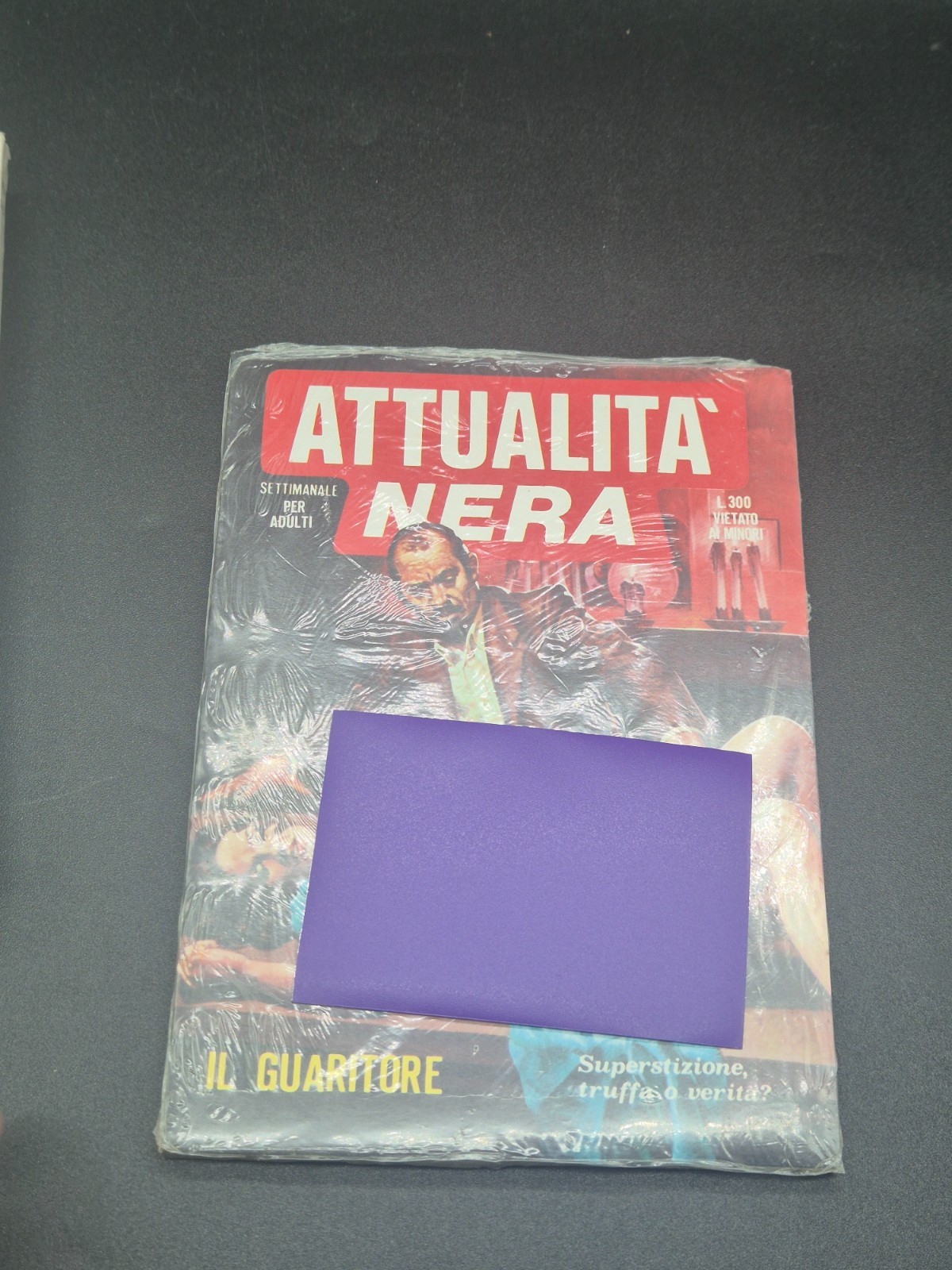 FUMETTO ATTUALITA NERA  BLISTERATO SIGILLATO GEIS N  12  OTTIMO