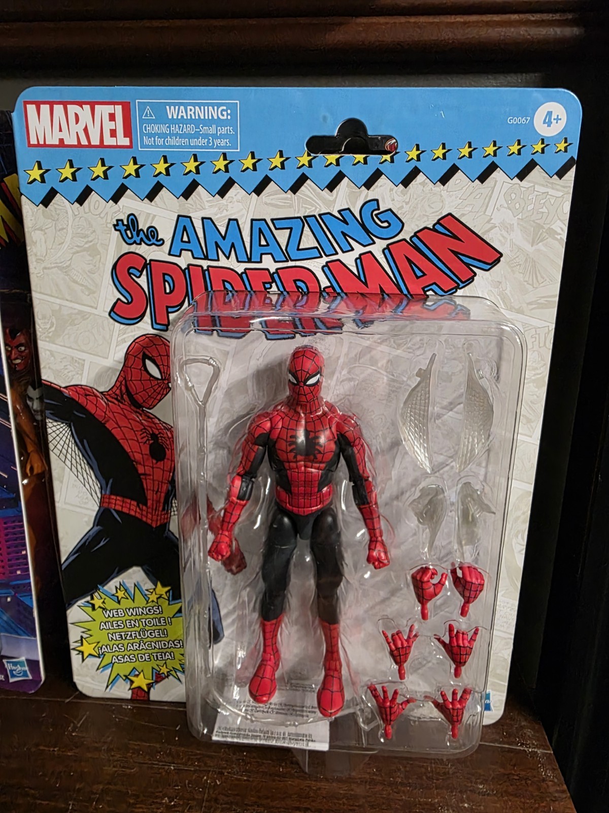 Hasbro Marvel Legends The Amazing Fantasy Spider-Man Retro Card Target Exclusive