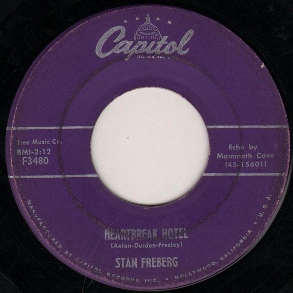 Stan Freberg - Heartbreak Hotel 1956 7" Capitol Records F3480 Very Good (VG)