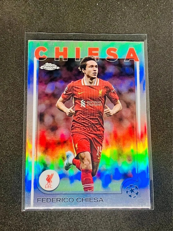 2024-25 Topps Chrome Uefa UCC - Federico Chiesa Liverpool Refractor