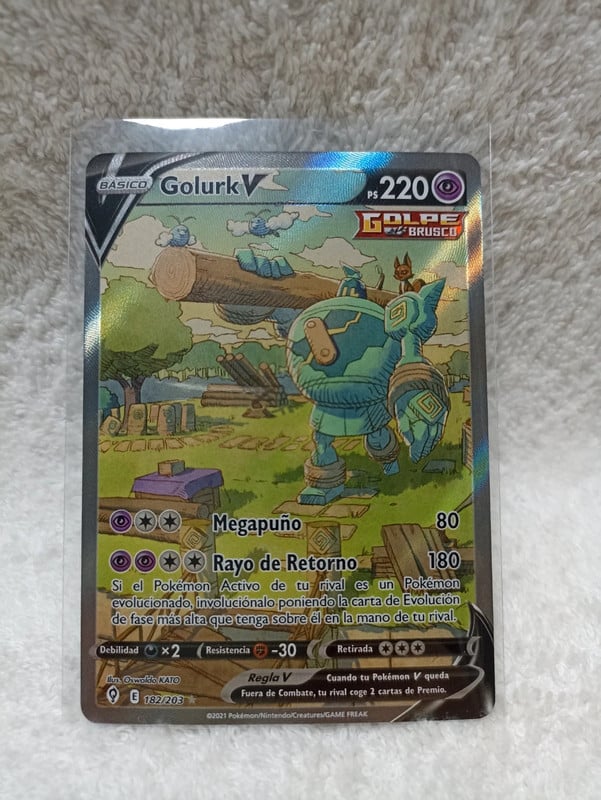 Carta Pokémon Golurk V ES