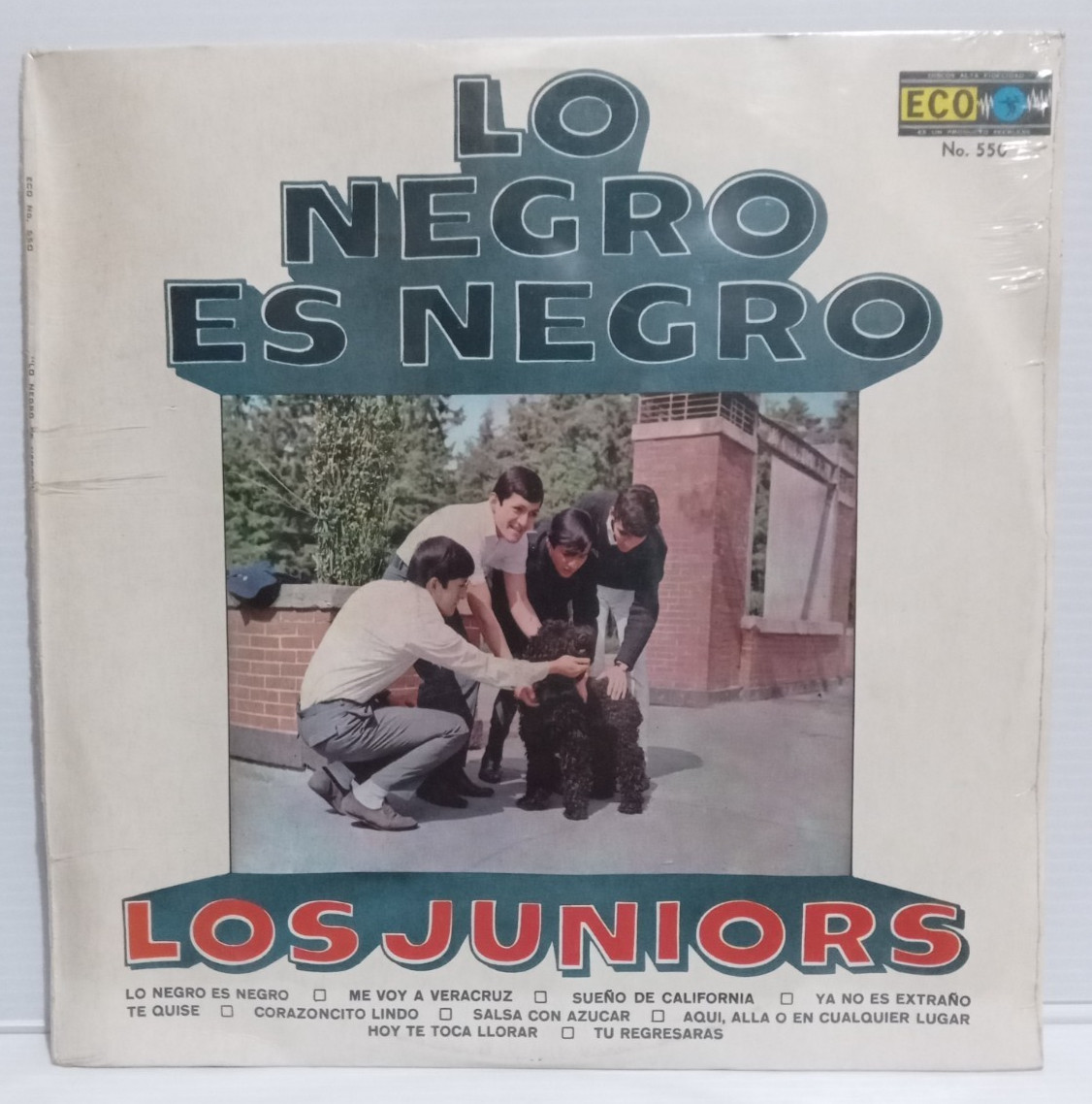 LOS JUNIORS RARE FACTORY SEALED LP MEXICO 1966 ROLLING STONES BRAVOS BEATLES